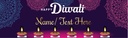 Diwali Banner - Purple Mandala Design